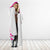 New Zealand Silver Fern Rugby Custom Hooded Blanket Go All Black Maori Pink Version