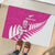 New Zealand Silver Fern Rugby Custom Rubber Doormat Go All Black Maori Pink Version