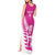 New Zealand Silver Fern Rugby Custom Tank Maxi Dress Go All Black Maori Pink Version