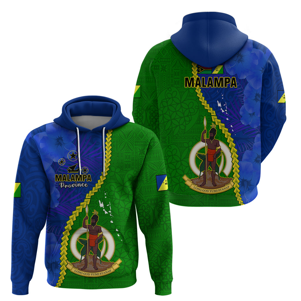 Vanuatu Malampa Province Hoodie Turtle Sand Drawing Unique Tapa Pattern LT14 - Polynesian Pride