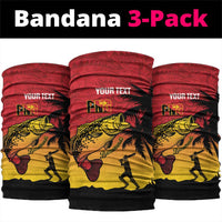 Custom Papua New Guinea Cricket Neck Gaiter PNG Barramundis - Polynesian Pride