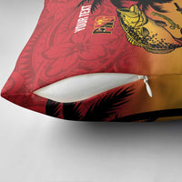 Custom Papua New Guinea Cricket Pillow Cover PNG Barramundis - Polynesian Pride