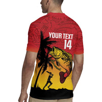 Custom Papua New Guinea Cricket Rugby Jersey PNG Barramundis LT14 - Polynesian Pride