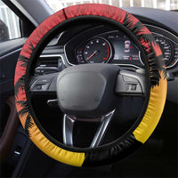 Papua New Guinea Cricket Steering Wheel Cover PNG Barramundis LT14 - Polynesian Pride