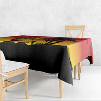 Custom Papua New Guinea Cricket Tablecloth PNG Barramundis LT14 - Polynesian Pride