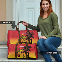 Custom Papua New Guinea Cricket Travel Bag PNG Barramundis - Polynesian Pride