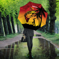 Custom Papua New Guinea Cricket Umbrella PNG Barramundis - Polynesian Pride