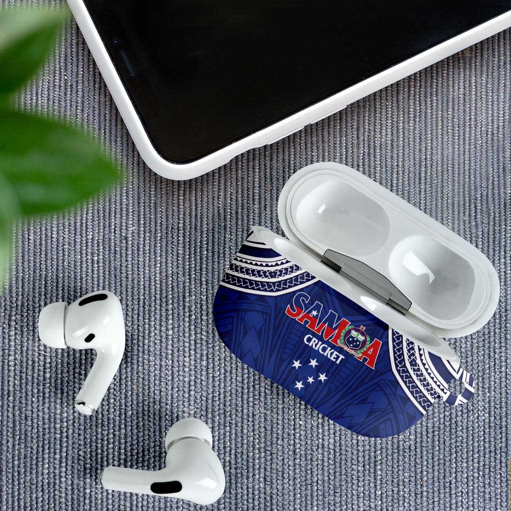 Custom Samoa Cricket AirPods Case Go Champions Samoan LT14 - Polynesian Pride
