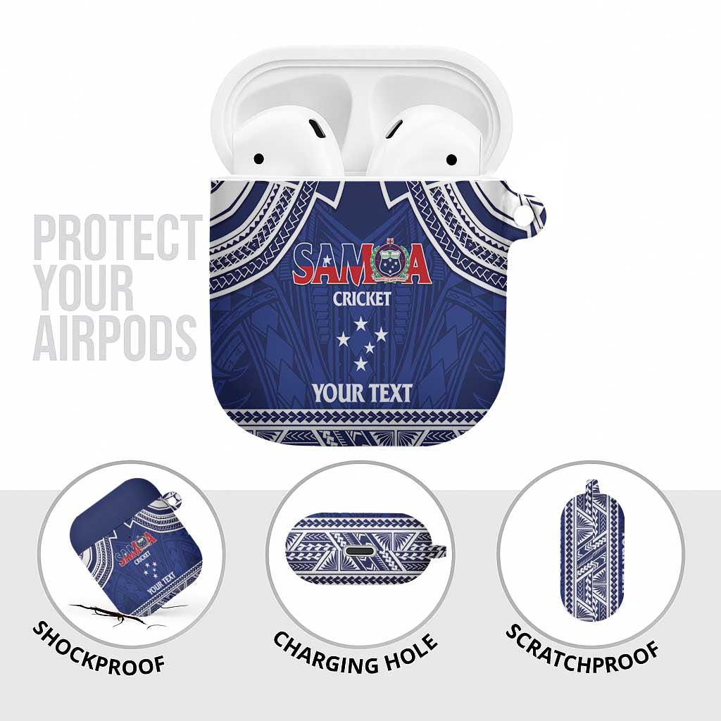 Custom Samoa Cricket AirPods Case Go Champions Samoan LT14 - Polynesian Pride