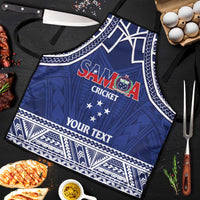 Custom Samoa Cricket Apron Go Champions Samoan LT14 Blue - Polynesian Pride
