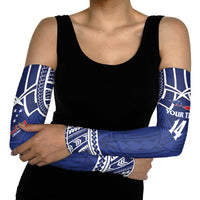 Custom Samoa Cricket Arm Sleeves Go Champions Samoan - Polynesian Pride