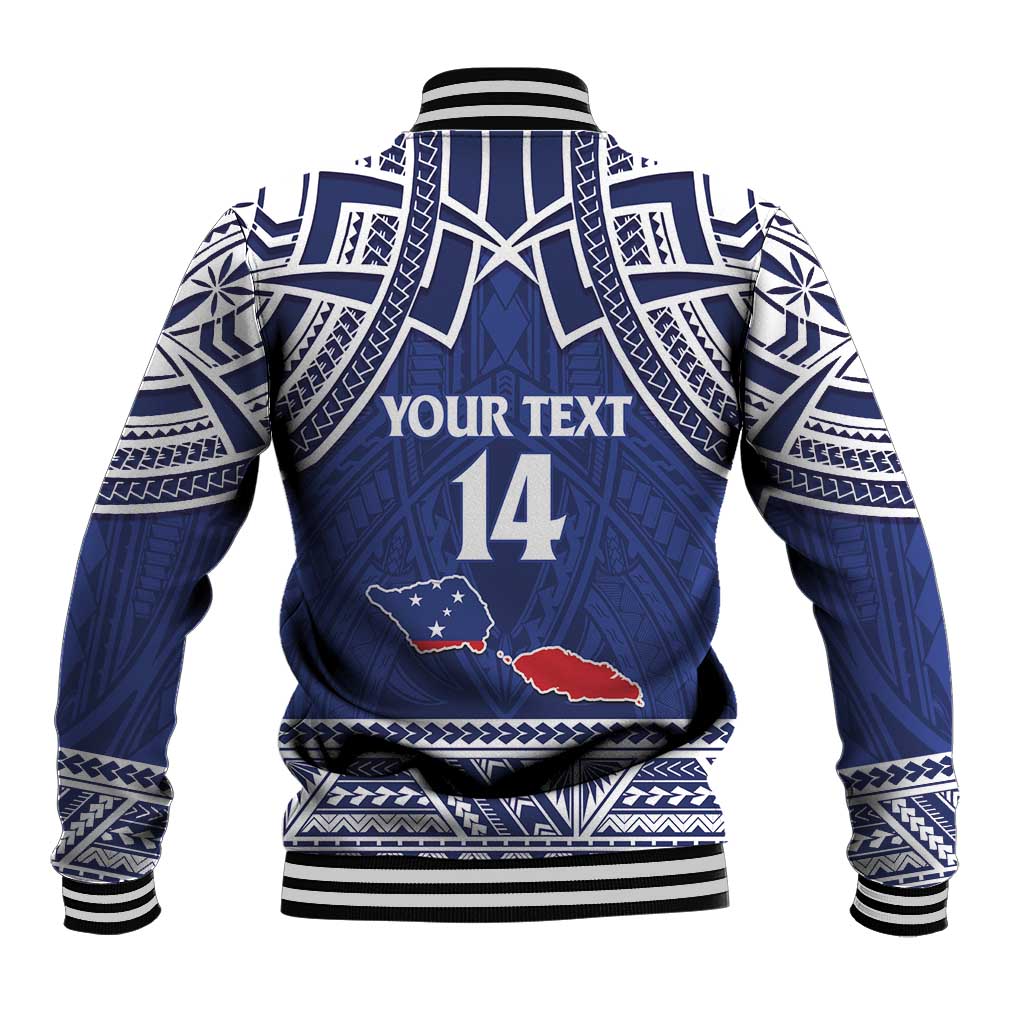 Custom Samoa Cricket Baseball Jacket Go Champions Samoan LT14 - Polynesian Pride