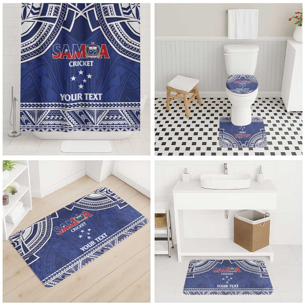 Custom Samoa Cricket Bathroom Set Go Champions Samoan LT14 - Polynesian Pride