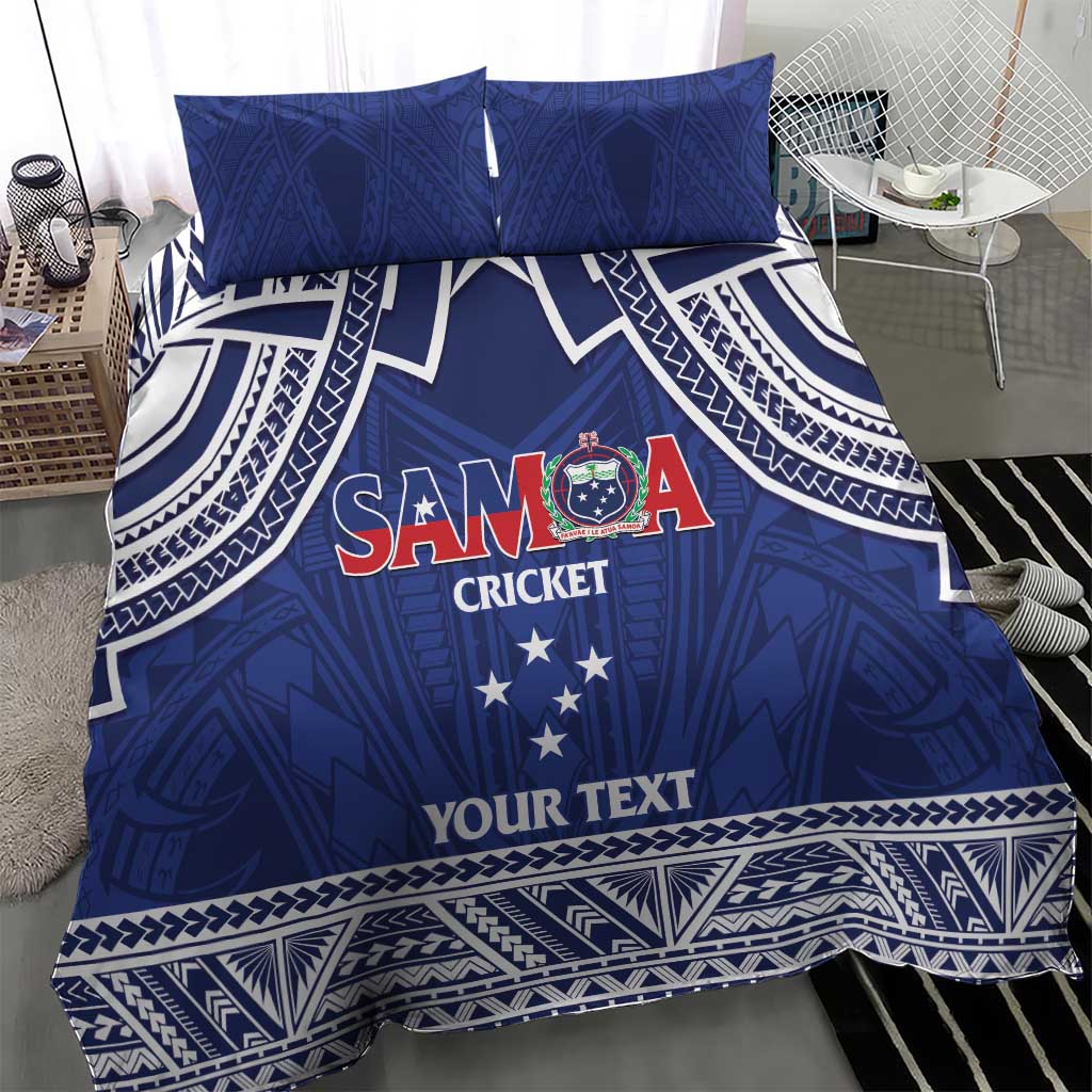 Custom Samoa Cricket Bedding Set Go Champions Samoan - Polynesian Pride
