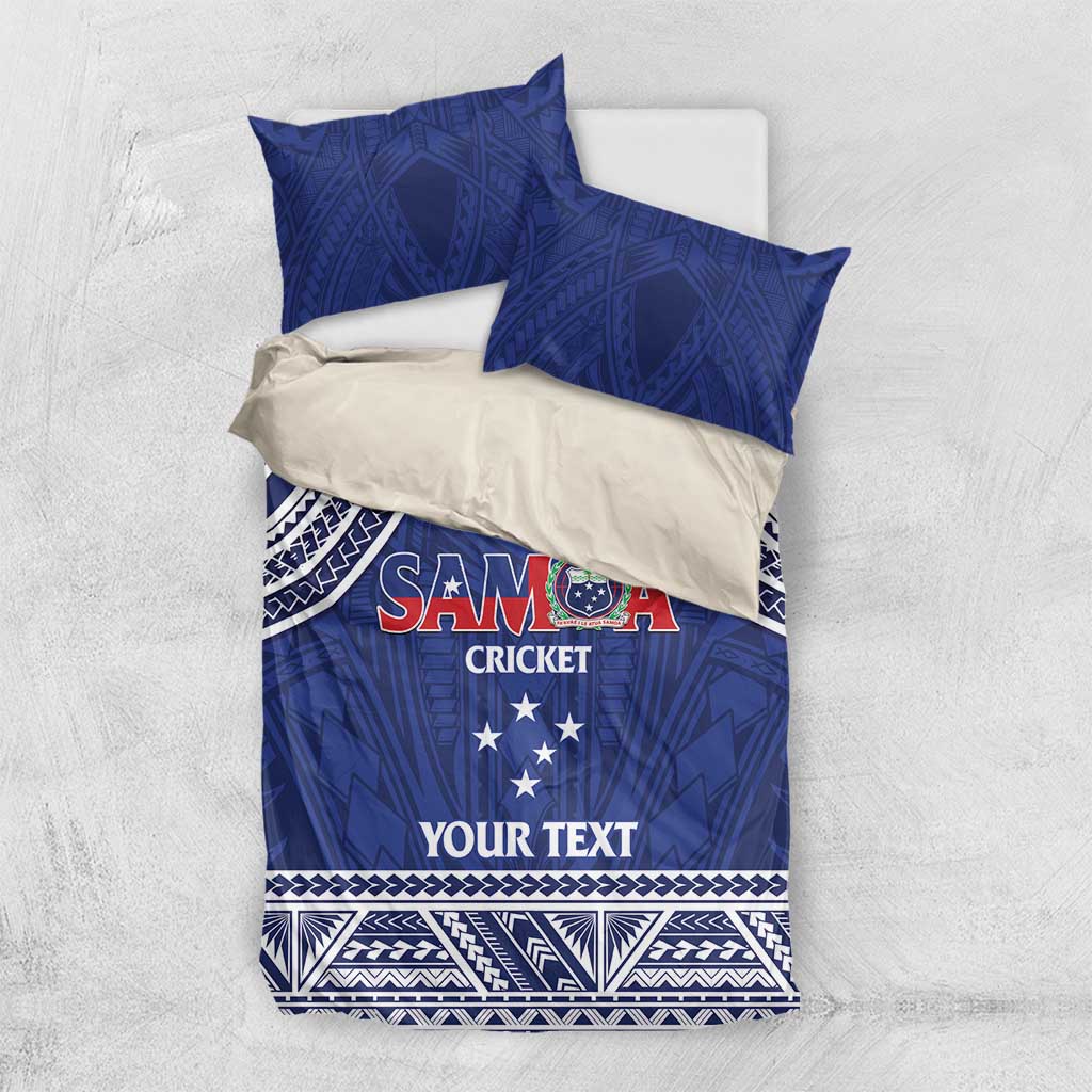 Custom Samoa Cricket Bedding Set Go Champions Samoan - Polynesian Pride