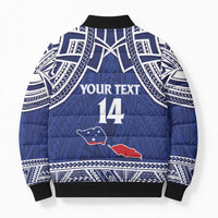 Custom Samoa Cricket Bomber Puffer Jacket Go Champions Samoan LT14 - Polynesian Pride