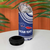 Custom Samoa Cricket 4 in 1 Can Cooler Tumbler Go Champions Samoan LT14 - Polynesian Pride