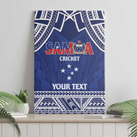 Custom Samoa Cricket Canvas Wall Art Go Champions Samoan LT14 - Polynesian Pride