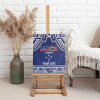 Custom Samoa Cricket Canvas Wall Art Go Champions Samoan LT14 - Polynesian Pride
