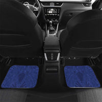 Custom Samoa Cricket Car Mats Go Champions Samoan LT14 Set 2pcs - Back Blue - Polynesian Pride