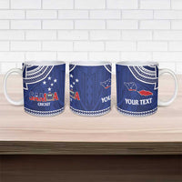 Custom Samoa Cricket Ceramic Mug Go Champions Samoan LT14 - Polynesian Pride