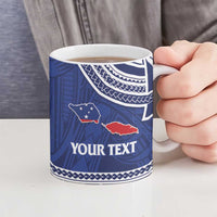 Custom Samoa Cricket Ceramic Mug Go Champions Samoan LT14 - Polynesian Pride