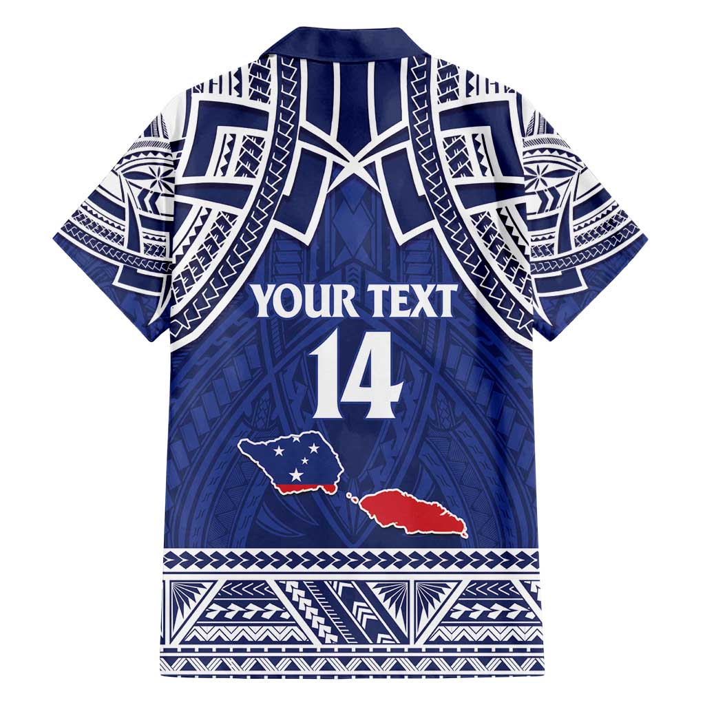 Custom Samoa Cricket Family Matching Puletasi and Hawaiian Shirt Go Champions Samoan - Polynesian Pride