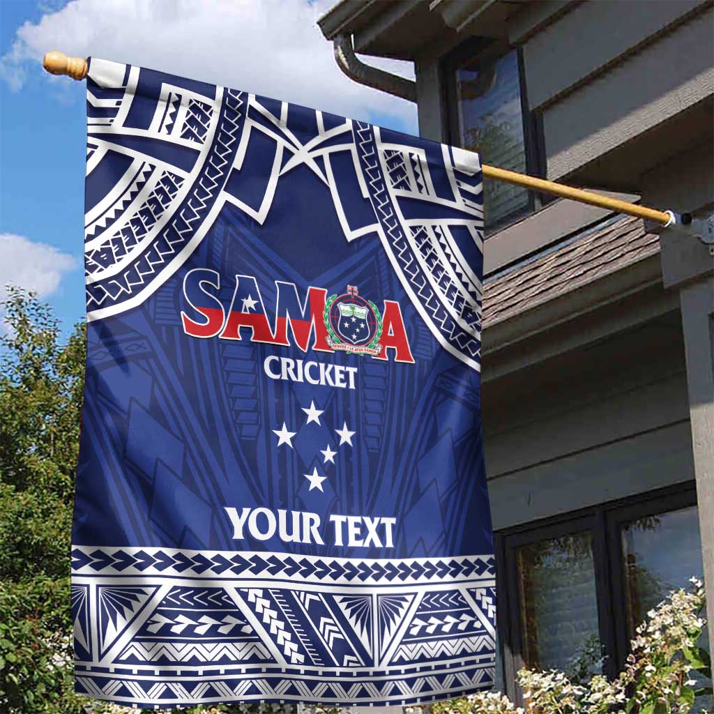 Custom Samoa Cricket Garden Flag Go Champions Samoan - Polynesian Pride