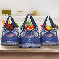 Custom Samoa Cricket Grocery Bag Go Champions Samoan LT14 3-pack One Size Blue - Polynesian Pride
