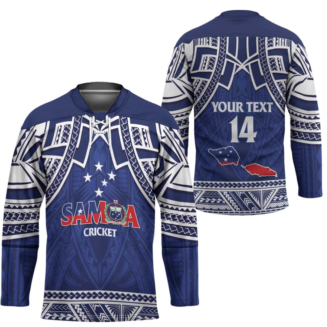 Custom Samoa Cricket Hockey Jersey Go Champions Samoan LT14 - Polynesian Pride