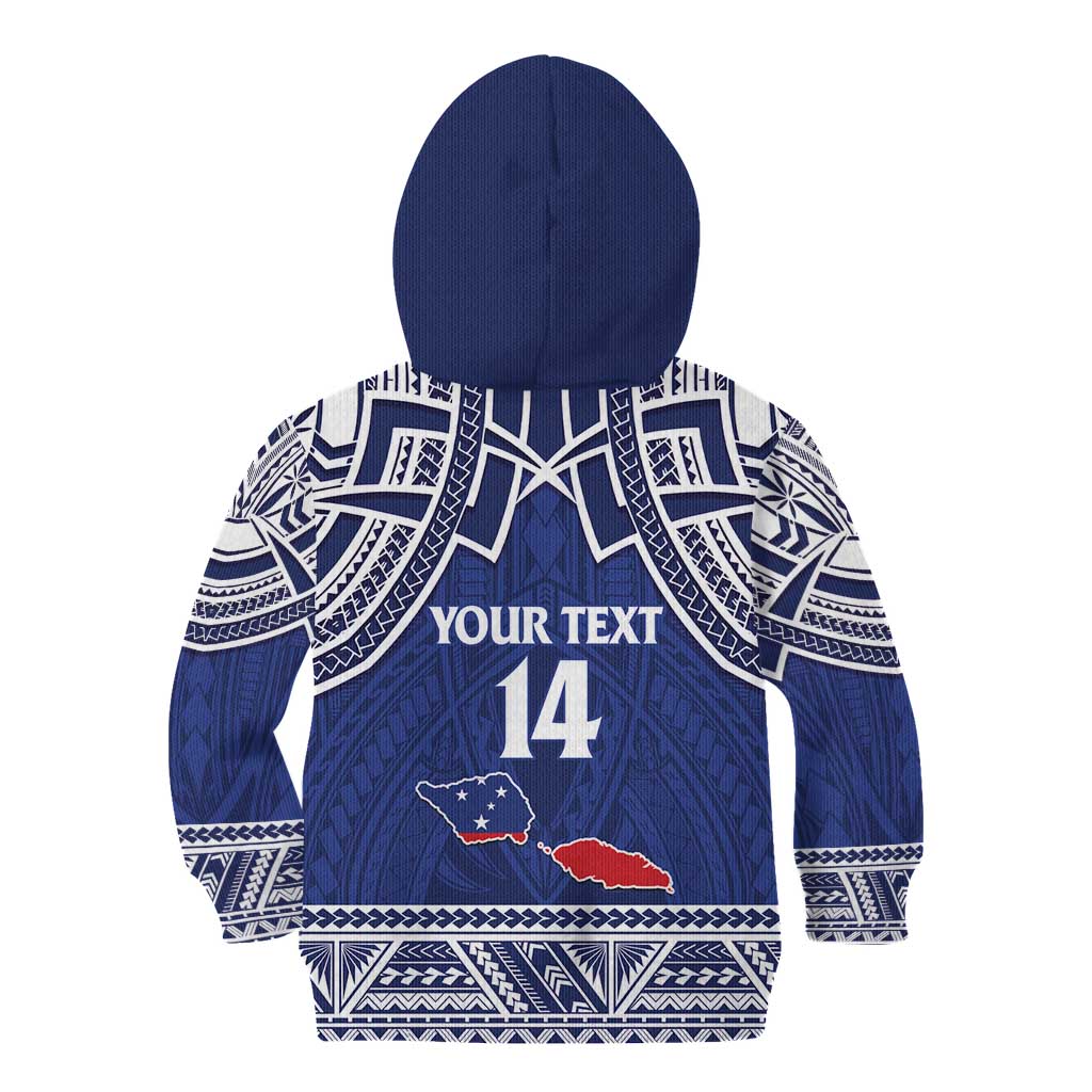 Custom Samoa Cricket Kid Hoodie Go Champions Samoan - Polynesian Pride