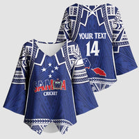 Custom Samoa Cricket Kimono Sleeve Blouse Go Champions Samoan LT14 - Polynesian Pride