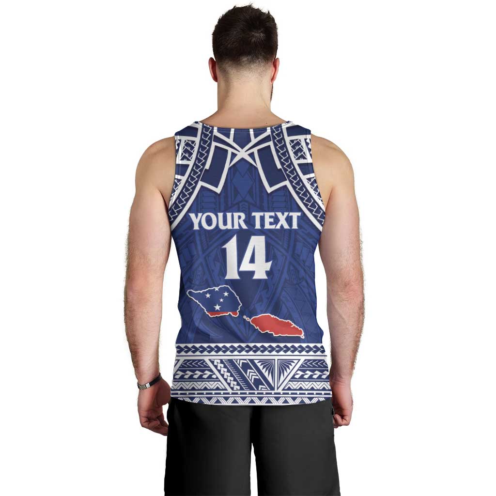 Custom Samoa Cricket Men Tank Top Go Champions Samoan - Polynesian Pride