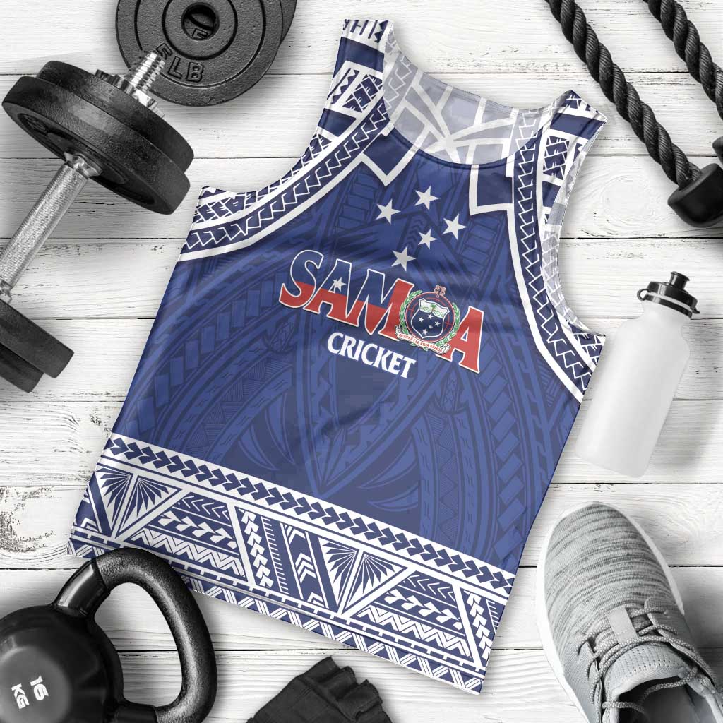 Custom Samoa Cricket Men Tank Top Go Champions Samoan - Polynesian Pride