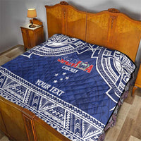 Custom Samoa Cricket Quilt Go Champions Samoan - Polynesian Pride