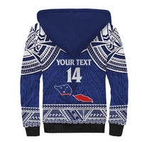 Custom Samoa Cricket Sherpa Hoodie Go Champions Samoan LT14 - Polynesian Pride