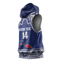 Custom Samoa Cricket Sleeveless Hoodie Go Champions Samoan LT14 - Polynesian Pride