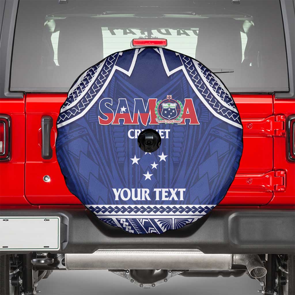 Custom Samoa Cricket Spare Tire Cover Go Champions Samoan - Polynesian Pride
