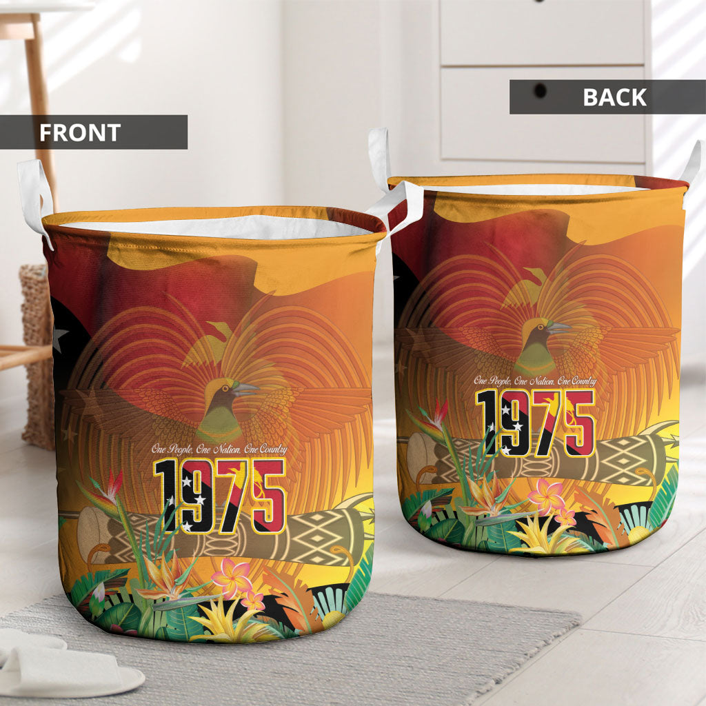 Papua New Guinea Independence Day Laundry Basket One People One Nation One Country