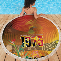 Papua New Guinea Independence Day Beach Blanket One People One Nation One Country