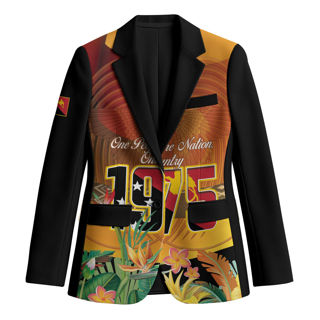 Personalised Papua New Guinea Independence Day Blazer One People One Nation One Country