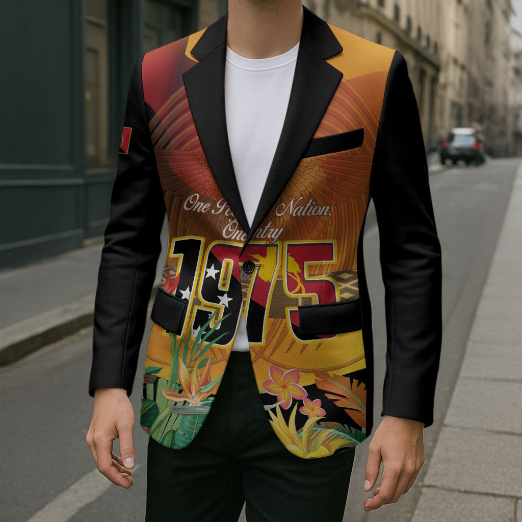 Personalised Papua New Guinea Independence Day Blazer One People One Nation One Country