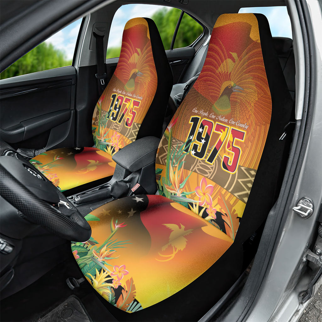 Papua New Guinea Independence Day Car Seat Cover One People One Nation One Country