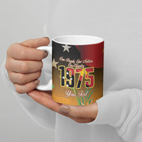 Personalised Papua New Guinea Independence Day Ceramic Mug One People One Nation One Country