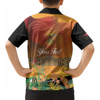 Personalised Papua New Guinea Independence Day Kid Hawaiian Shirt One People One Nation One Country