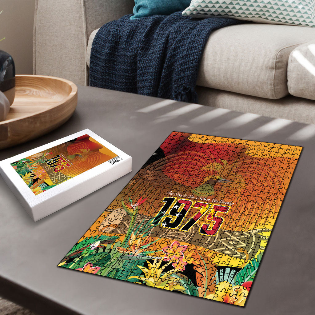 Papua New Guinea Independence Day Puzzle One People One Nation One Country