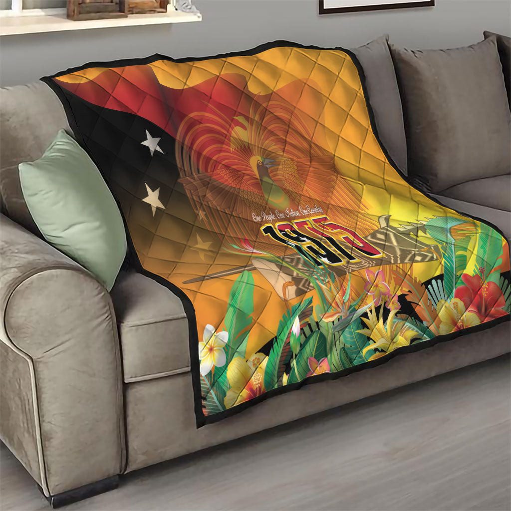 Papua New Guinea Independence Day Quilt One People One Nation One Country