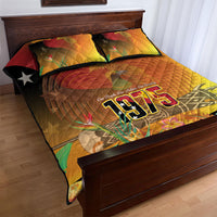 Papua New Guinea Independence Day Quilt Bed Set One People One Nation One Country