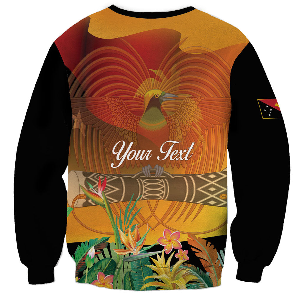 Personalised Papua New Guinea Independence Day Sweatshirt One People One Nation One Country