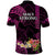 Hawaii Polo Shirt Pray For Maui Hawaiian Plumeria Be Strong Pink Verison LT14 - Polynesian Pride